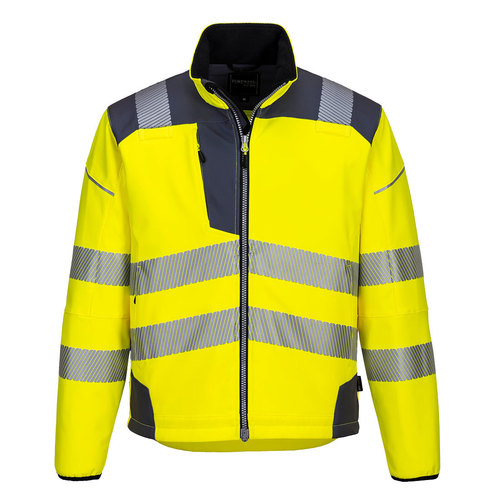 Kurtka softshell PORTWEST T402 żółto-szara