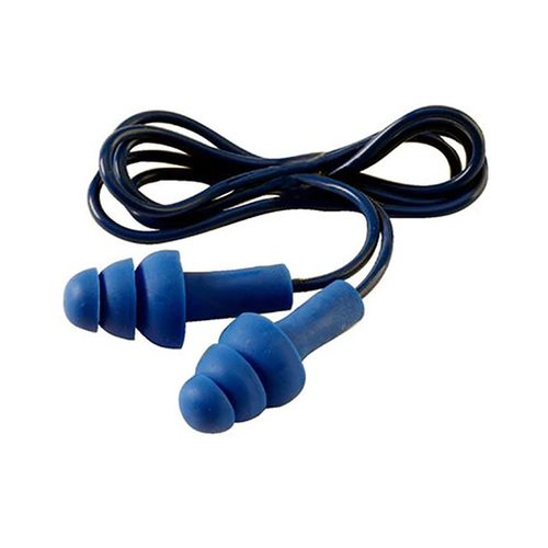 Wkładki przeciwhałasowe E-A-R™ Tracer™ - niebieskie, widoczne dla wykrywaczy metali, na sznurku TR-01-000