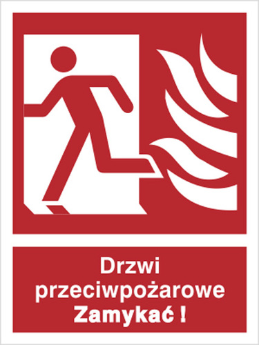 Tab.BP-Drzwi ppoż ZAMYKAC lewe 5217 M-01