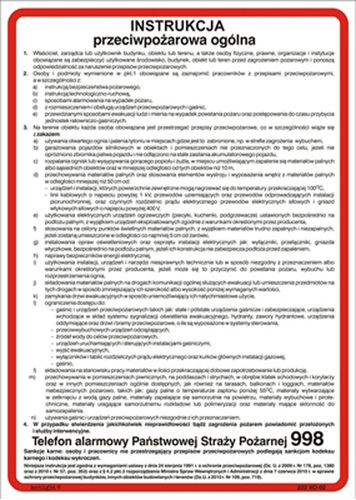 Tab.BP-Instrukcja ogólna ppoż. 3222 XO-02