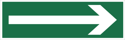 Tab.BP-Kierunek drogi ewak.FSF 100X300 1103 B