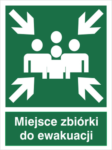 Tab.BP-Miejsce zbiórki do ewakuacji 500x650 9120 BE