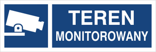 Tab.BP-Teren monitorowany 300x100 PT 9823 B-25