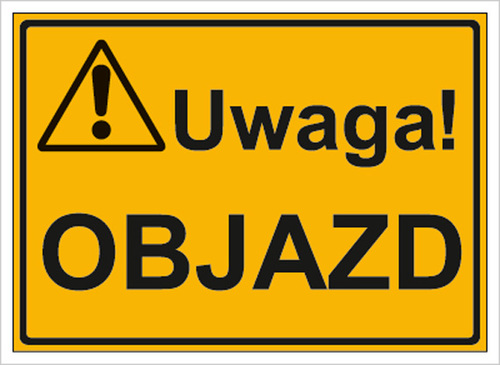 Tab.BP-Uwaga!Objazd 3319-09 XO