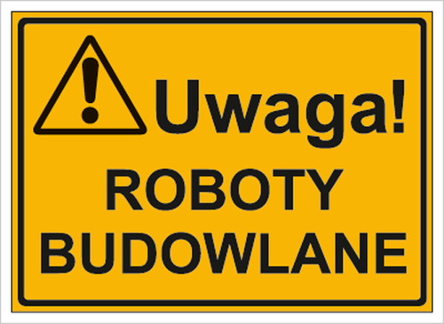 Tab.BP-Uwaga!Roboty budowlane 3319 XO-11