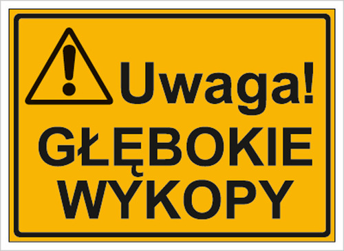 Tab.BP-Uwaga!U Głębokie wykopy 3319 XO-03