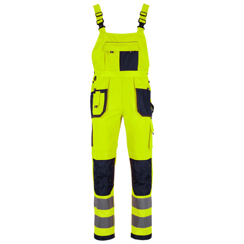 Spodnie ogrodniczki STALCO BASIC NEON LINE żółte