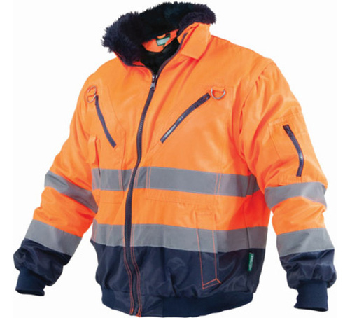 Kurtka ocieplana ostrzegawacza STALCO PILOT Hi-Vis 3 w 1 pomarańczowa