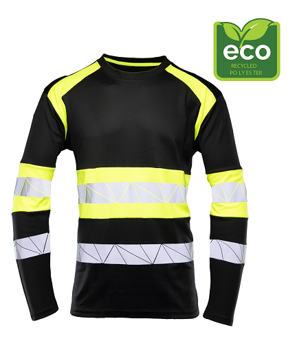 Koszulka z długim rękawem SEVEN KINGS ECO RIVAL longsleeve czarno-żółta