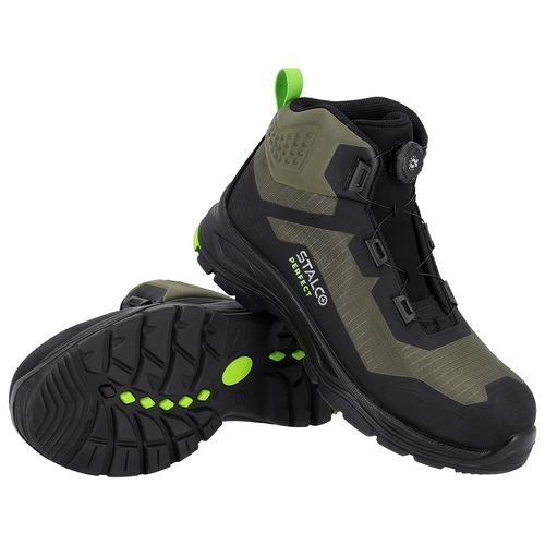 Obuwie STALCO-Trzewik SPINNER HIGH S3S khaki STALCO PERFECT