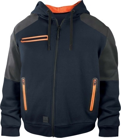 Bluza z kapturem DELTA PLUS RIGA granatowa