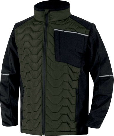 Kurtka hybrydowa DELTA PLUS SOON 2w1 khaki-czarna