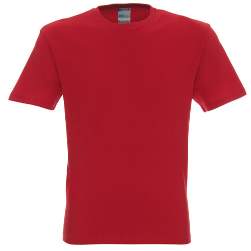 Koszulka z krótkim rękawem 180g czerwona 29000
