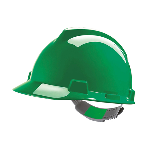 Hełm V-GARD z więźbą Push-Key GV141 zielony