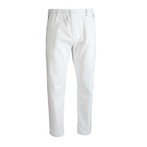 Spodnie MAX-POPULAR do pasa białe
