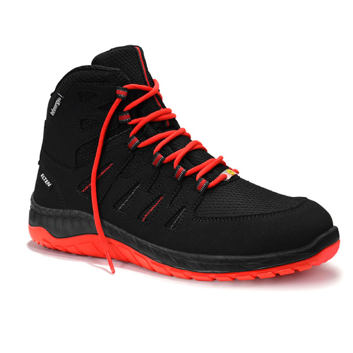 Obuwie ELTEN-Trzewiki MADDOX black-red MID ESD S3 (36)