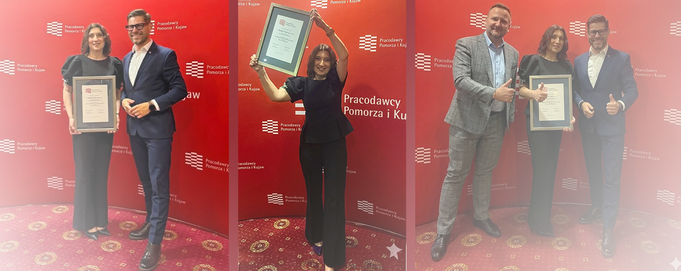 Wyróżnienie w konkursie „Pracodawca Pomorza i Kujaw” 